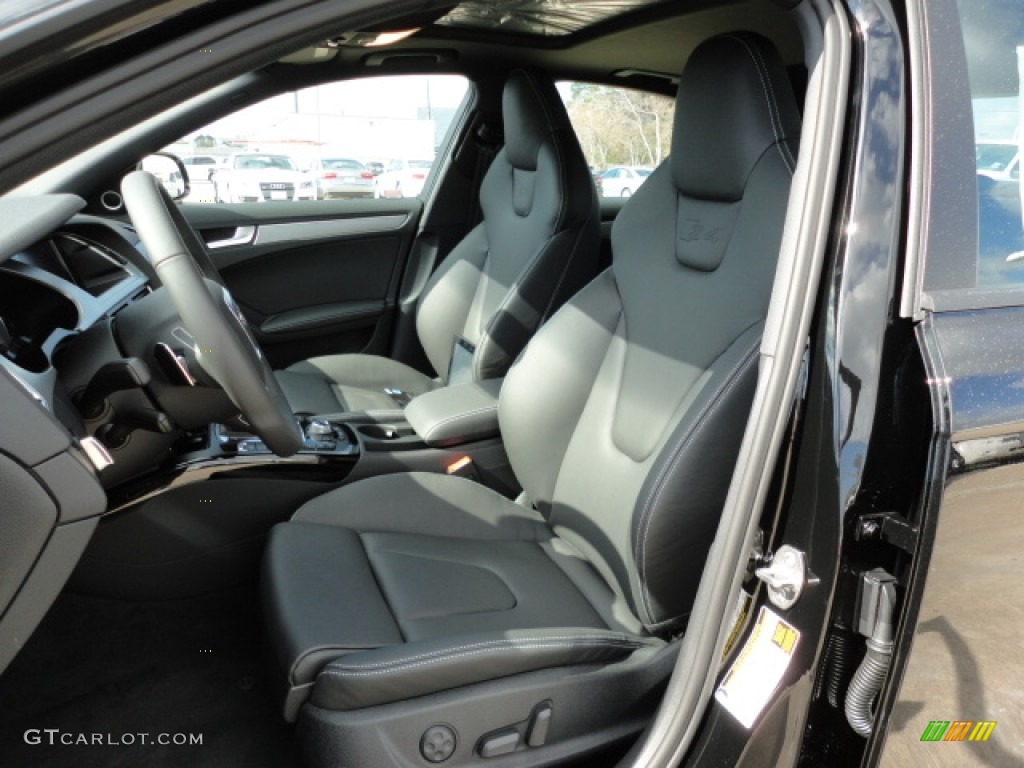 Black/Black Interior 2012 Audi S4 3.0T quattro Sedan Photo #60267539