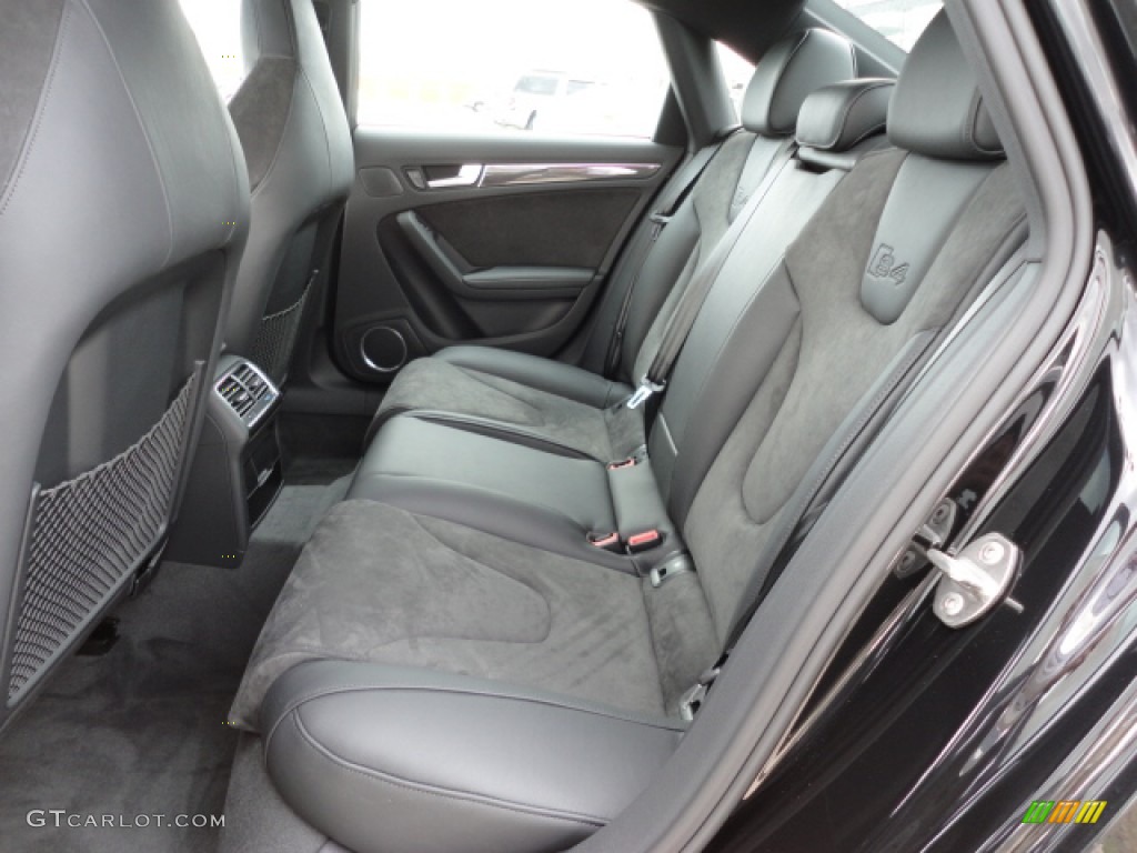 Black/Black Interior 2012 Audi S4 3.0T quattro Sedan Photo #60267620