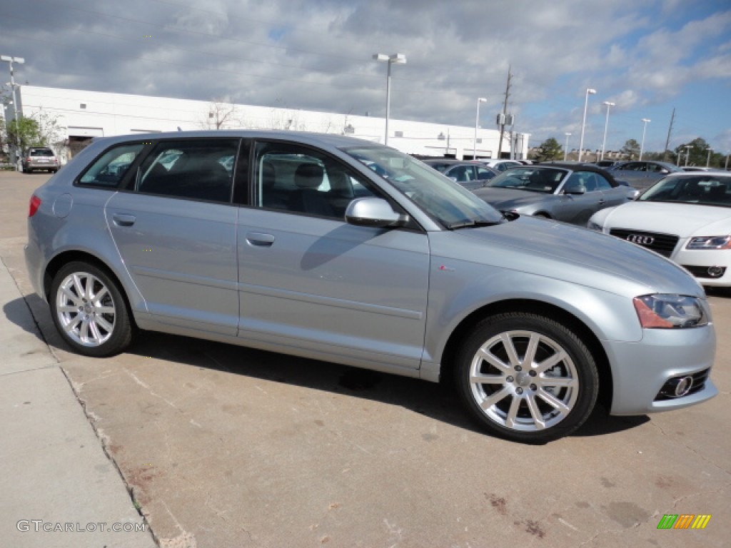 Monza Silver Metallic 2012 Audi A3 2.0T Exterior Photo #60267659