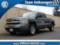 2009 Blue Granite Metallic Chevrolet Silverado 1500 LT Extended Cab 4x4  photo #1