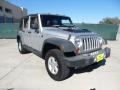 2007 Bright Silver Metallic Jeep Wrangler Unlimited X  photo #1