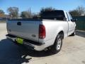 2002 Silver Metallic Ford F150 XLT SuperCab  photo #3