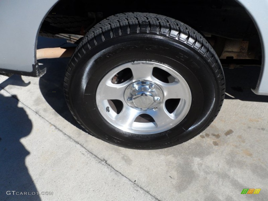 2002 F150 XLT SuperCab - Silver Metallic / Medium Graphite photo #14