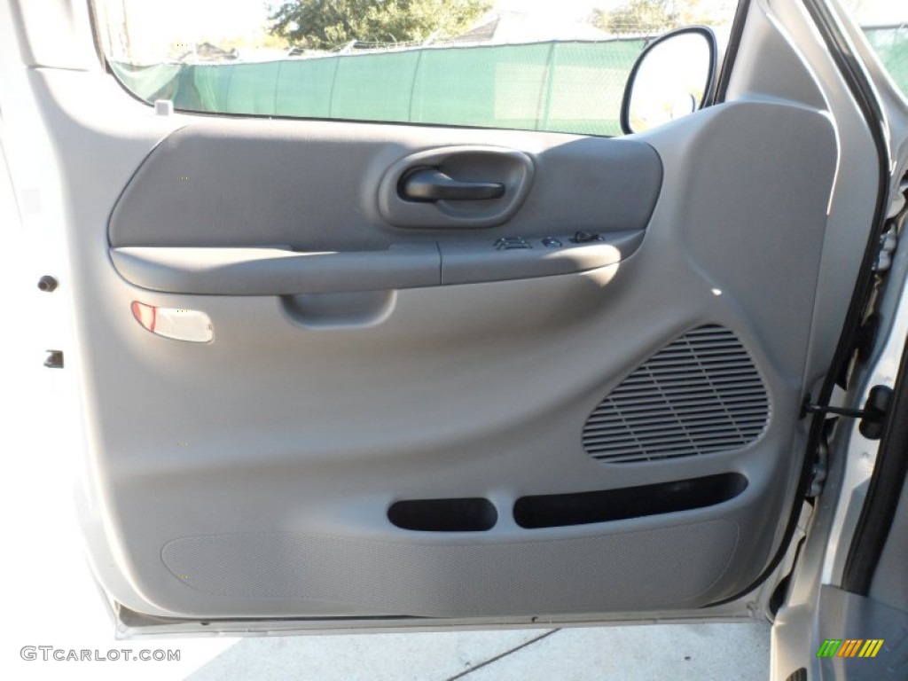 2002 F150 XLT SuperCab - Silver Metallic / Medium Graphite photo #33