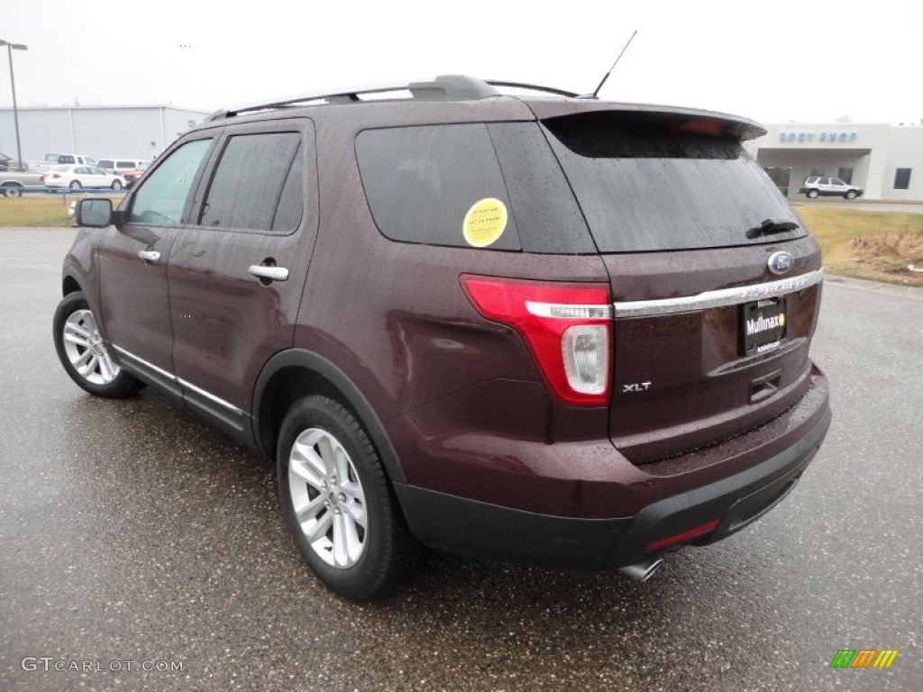 2011 Explorer XLT - Bordeaux Reserve Red Metallic / Charcoal Black photo #10