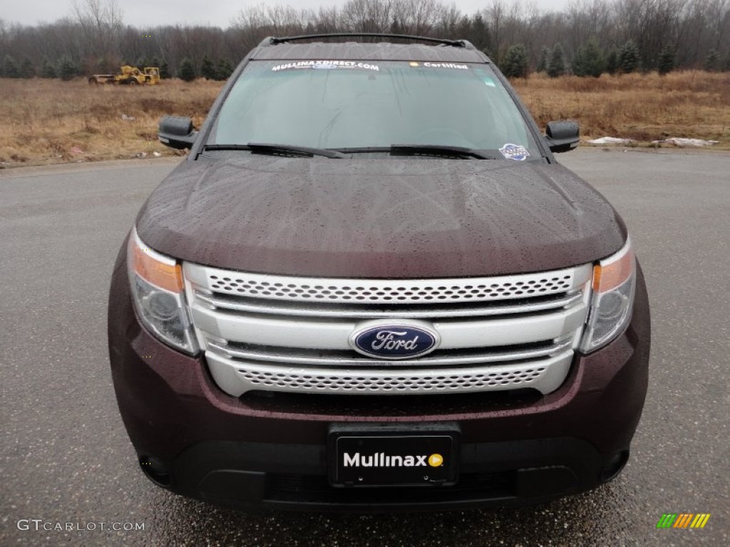2011 Explorer XLT - Bordeaux Reserve Red Metallic / Charcoal Black photo #12