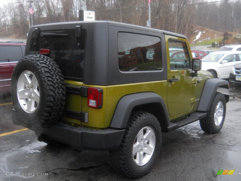 2007 Wrangler Rubicon 4x4 - Rescue Green Metallic / Dark Slate Gray/Medium Slate Gray photo #2