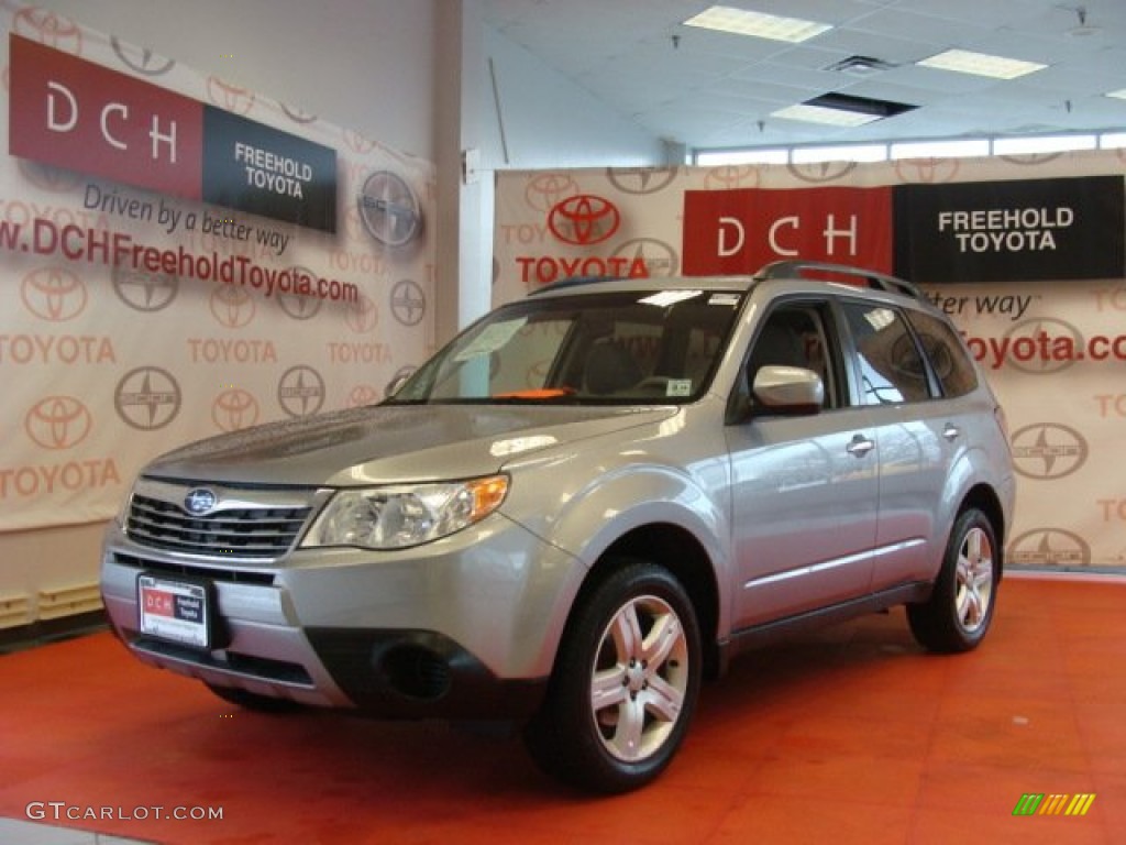 2009 Forester 2.5 X Premium - Steel Silver Metallic / Platinum photo #1