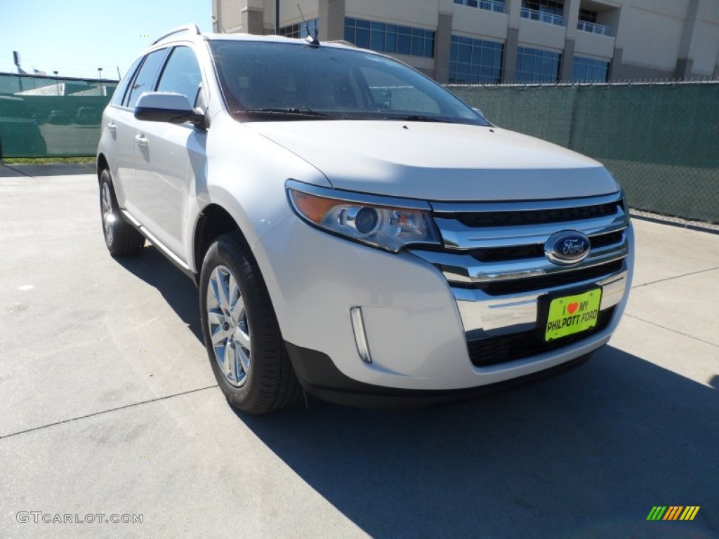 2012 Edge SEL - White Platinum Metallic Tri-Coat / Medium Light Stone photo #1