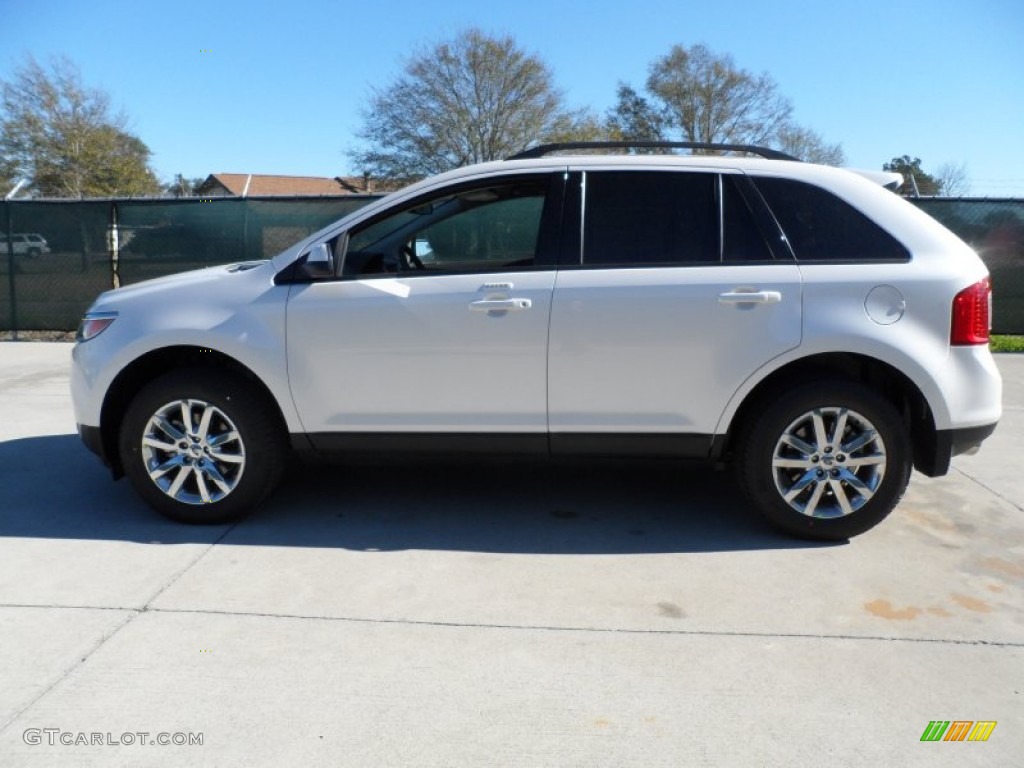 2012 Edge SEL - White Platinum Metallic Tri-Coat / Medium Light Stone photo #6