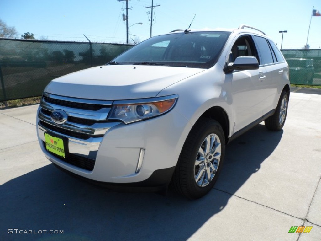 2012 Edge SEL - White Platinum Metallic Tri-Coat / Medium Light Stone photo #7