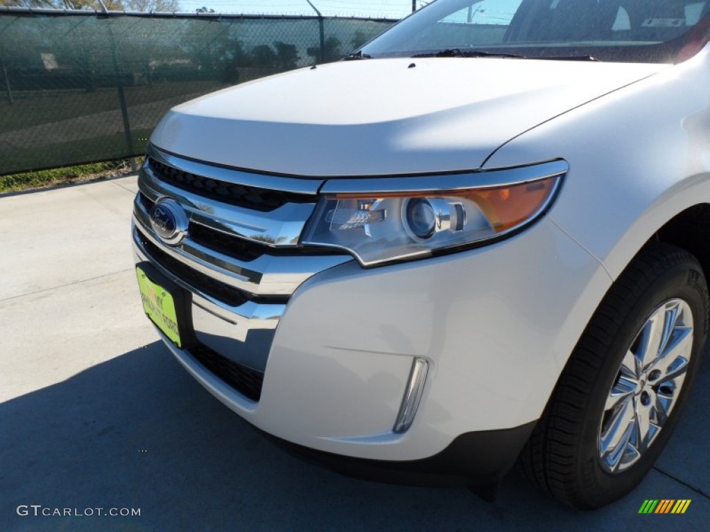 2012 Edge SEL - White Platinum Metallic Tri-Coat / Medium Light Stone photo #10