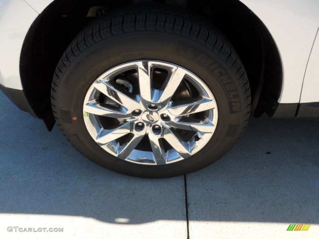 2012 Edge SEL - White Platinum Metallic Tri-Coat / Medium Light Stone photo #11