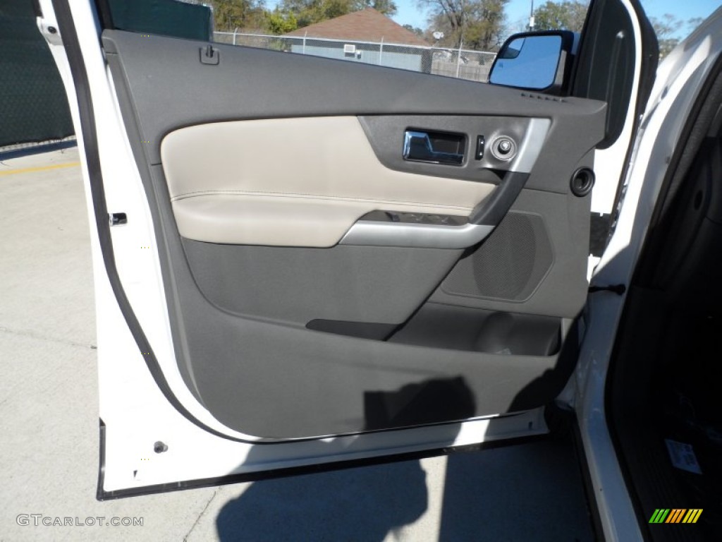 2012 Edge SEL - White Platinum Metallic Tri-Coat / Medium Light Stone photo #23