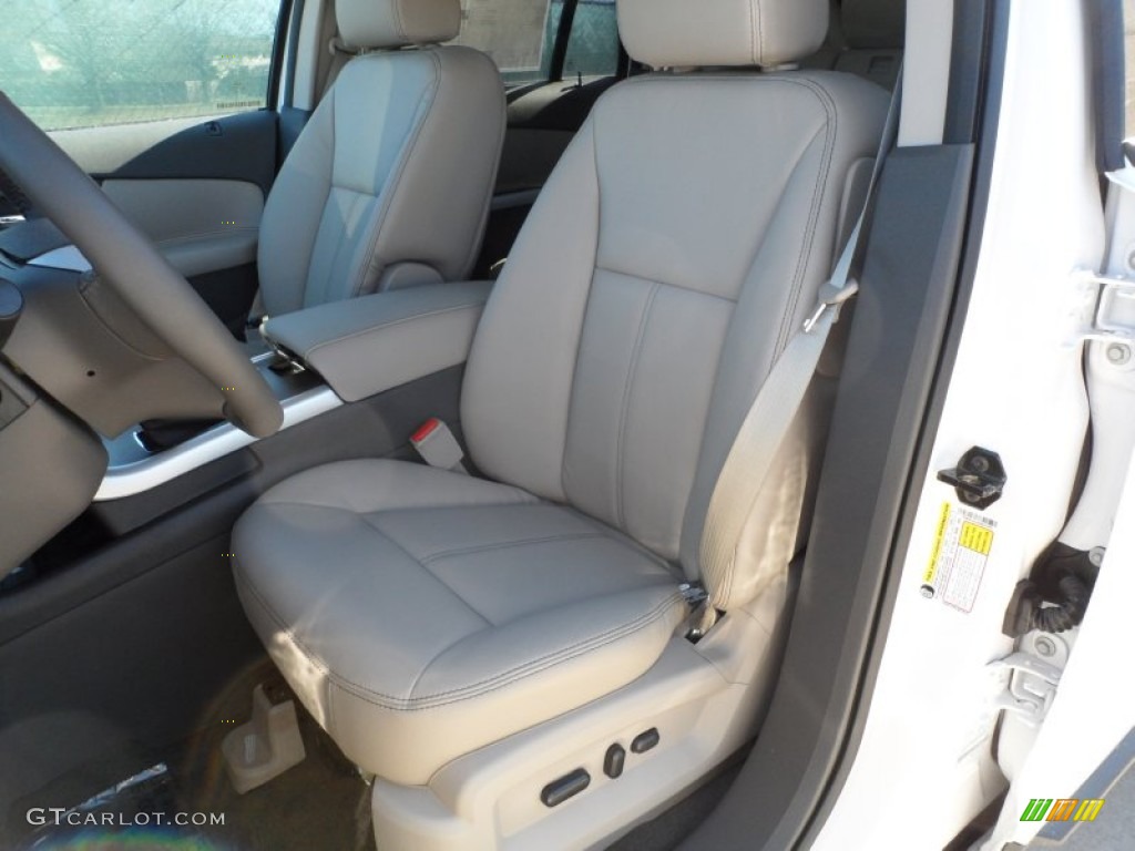 2012 Edge SEL - White Platinum Metallic Tri-Coat / Medium Light Stone photo #25