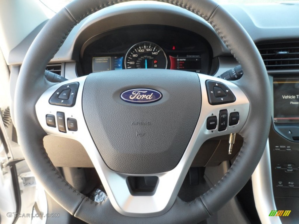 2012 Edge SEL - White Platinum Metallic Tri-Coat / Medium Light Stone photo #33