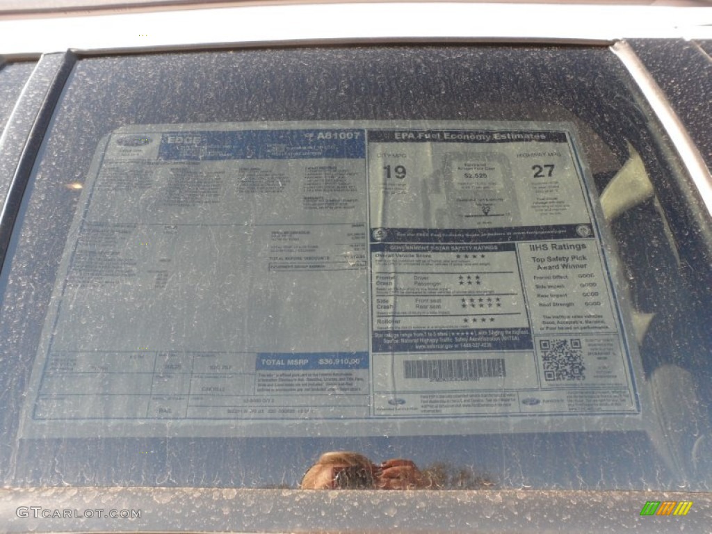 2012 Edge SEL - White Platinum Metallic Tri-Coat / Medium Light Stone photo #37