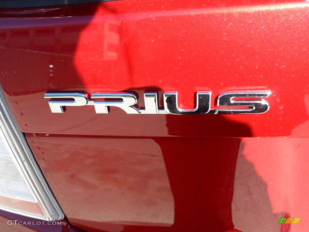 2011 Prius Hybrid II - Barcelona Red Metallic / Bisque photo #16
