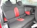 Black/Rooster Red Rear Seat Photo for 2009 Mini Cooper #60276455