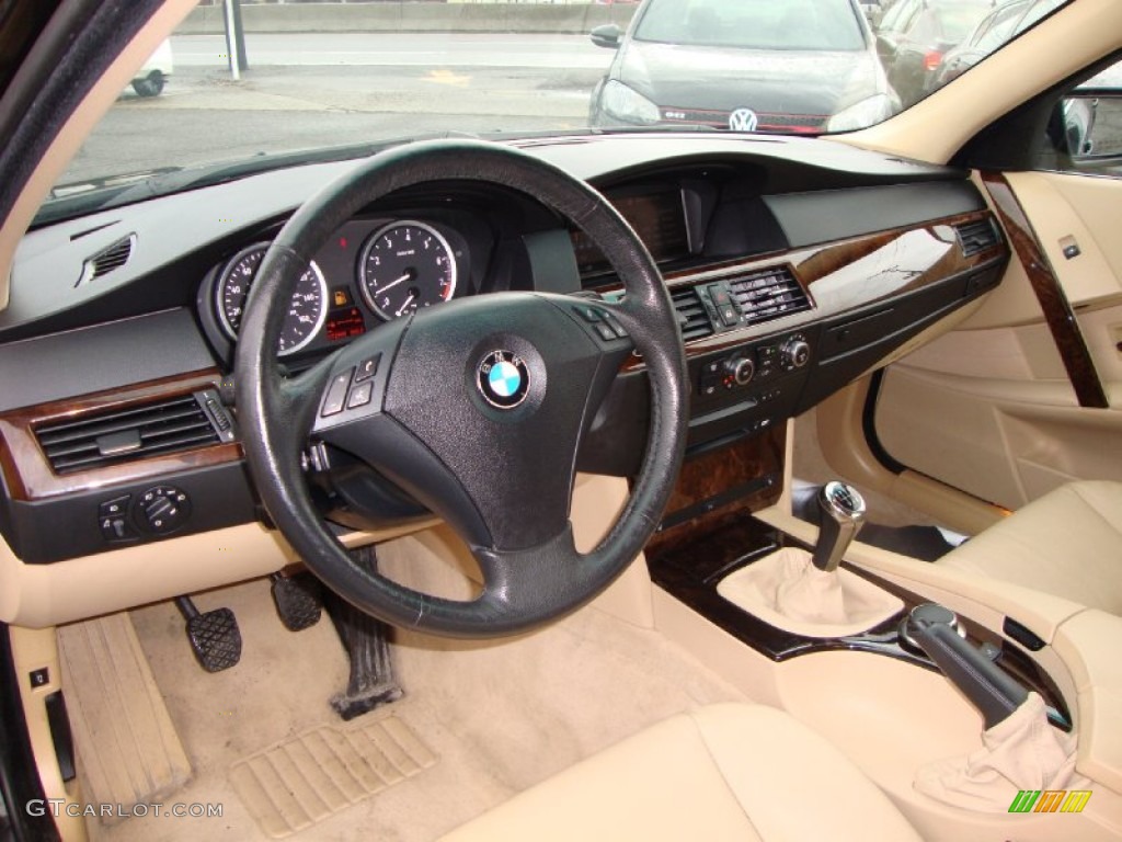 Beige Interior 2007 BMW 5 Series 530xi Sedan Photo #60277085 | GTCarLot.com