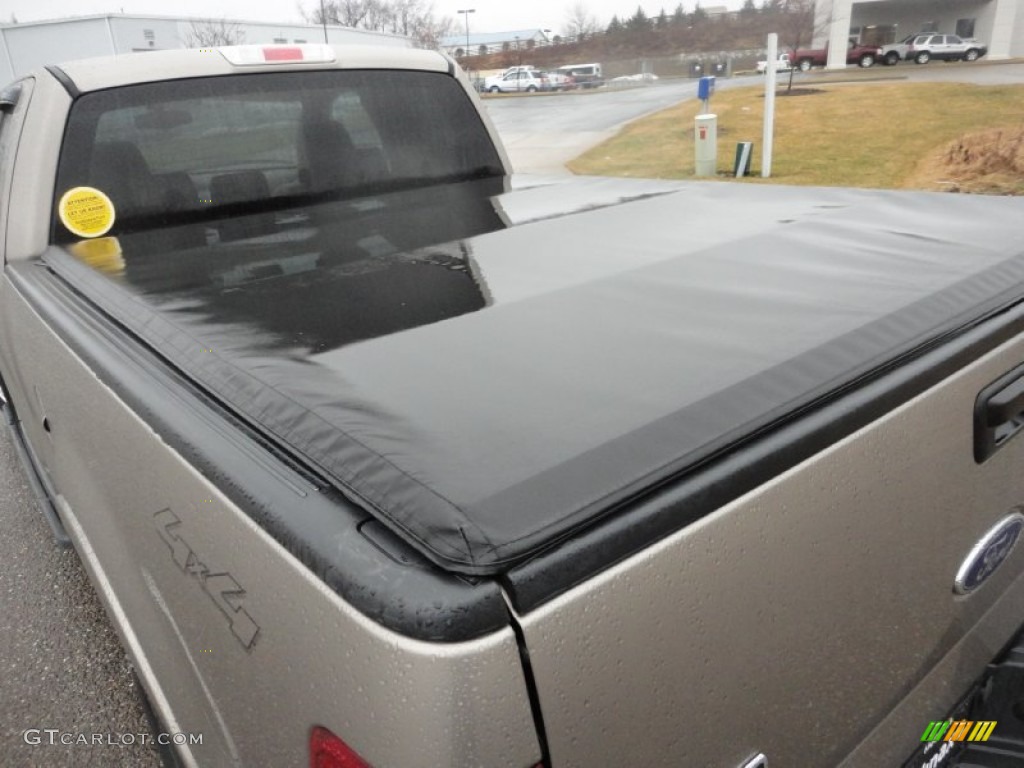 2004 F150 Lariat SuperCab 4x4 - Arizona Beige Metallic / Tan photo #16