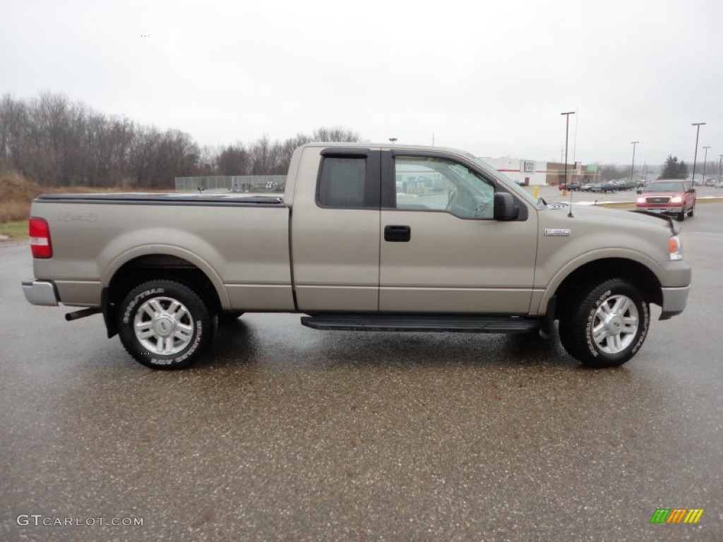 2004 F150 Lariat SuperCab 4x4 - Arizona Beige Metallic / Tan photo #20