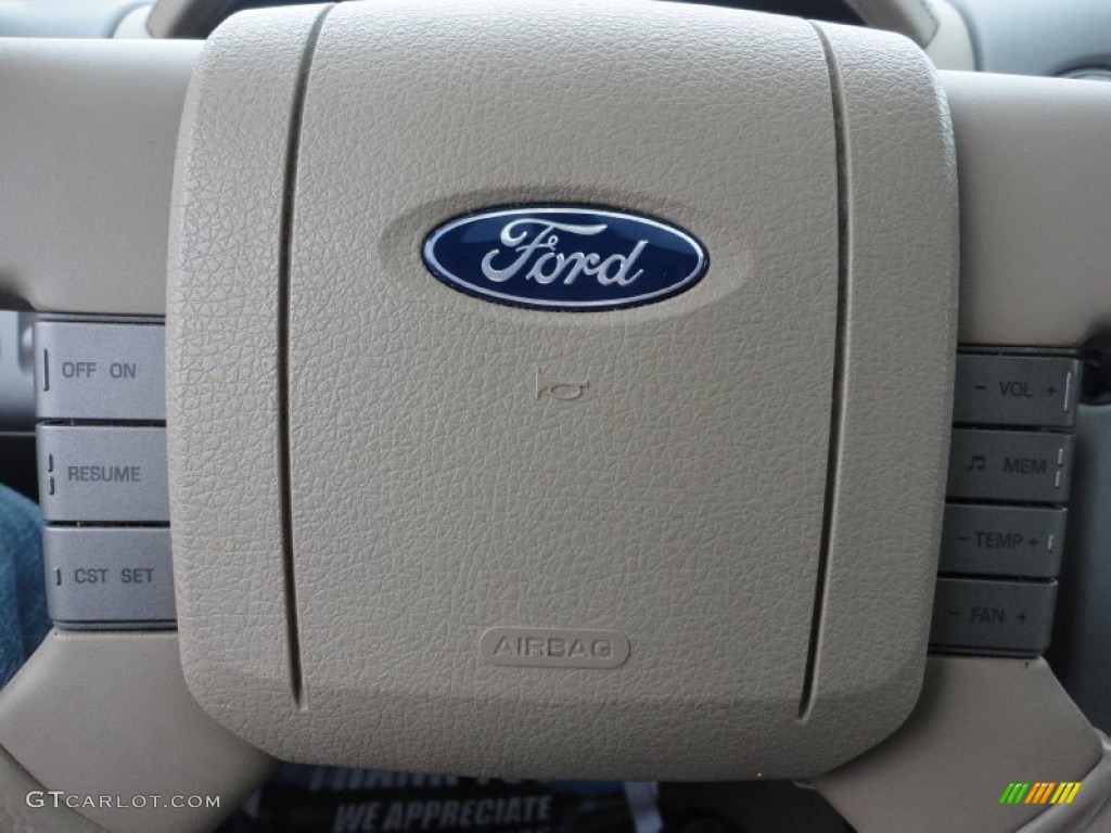 2004 F150 Lariat SuperCab 4x4 - Arizona Beige Metallic / Tan photo #28