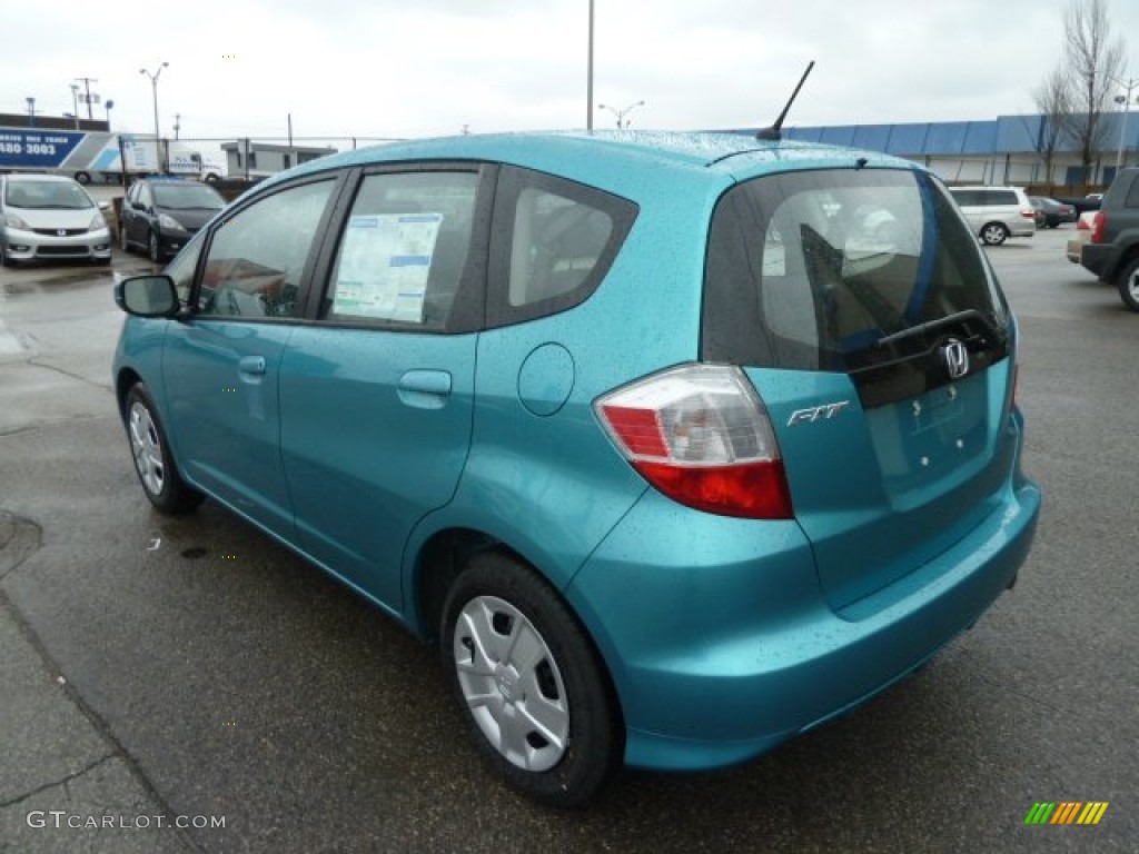Blue Raspberry Metallic 2012 Honda Fit Standard Fit Model Exterior Photo #60277400