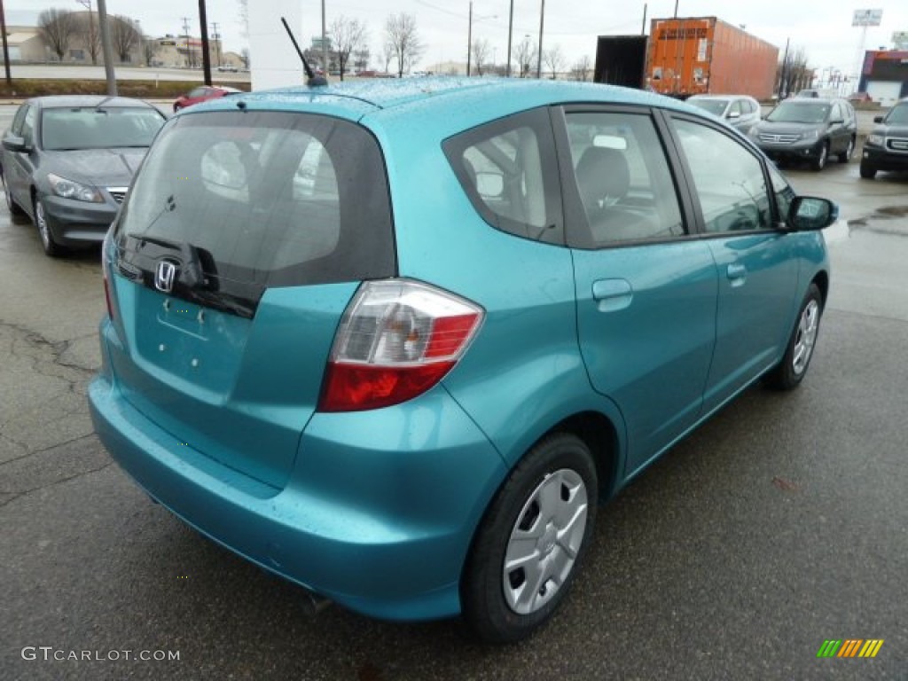 Blue Raspberry Metallic 2012 Honda Fit Standard Fit Model Exterior Photo #60277412