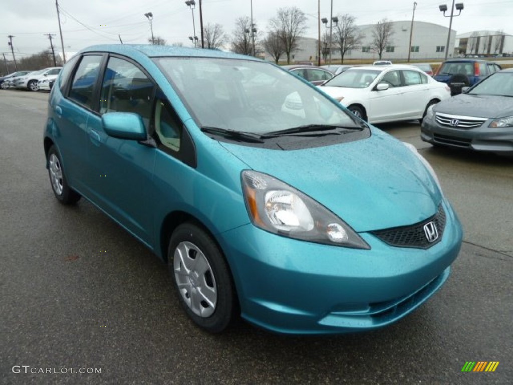 Blue Raspberry Metallic 2012 Honda Fit Standard Fit Model Exterior Photo #60277427