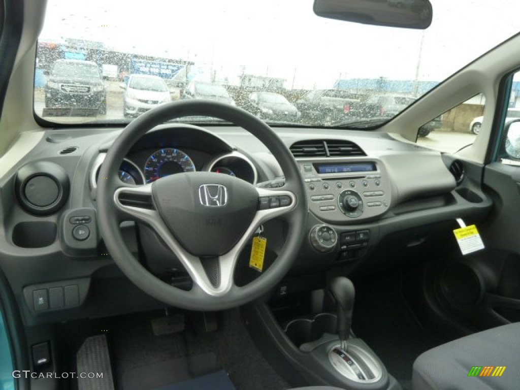 2012 Honda Fit Standard Fit Model Gray Dashboard Photo #60277454