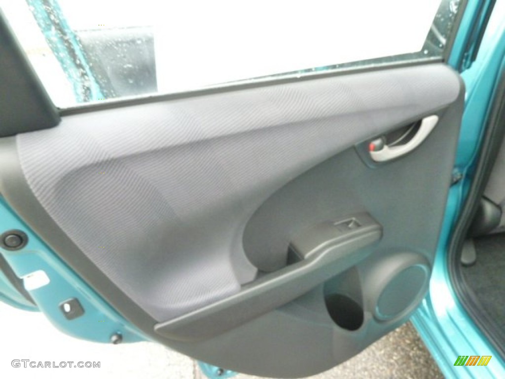 2012 Honda Fit Standard Fit Model Gray Door Panel Photo #60277463