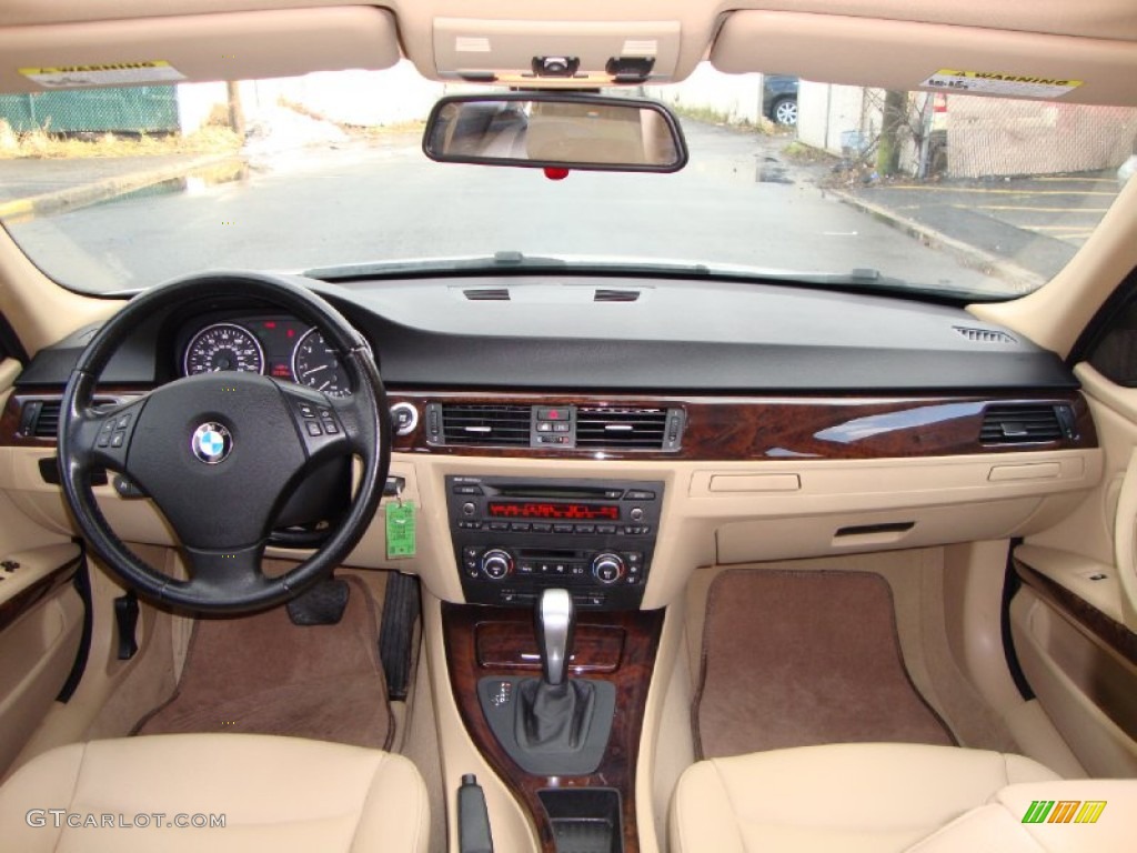 2007 BMW 3 Series 328xi Sedan Beige Dashboard Photo #60278243
