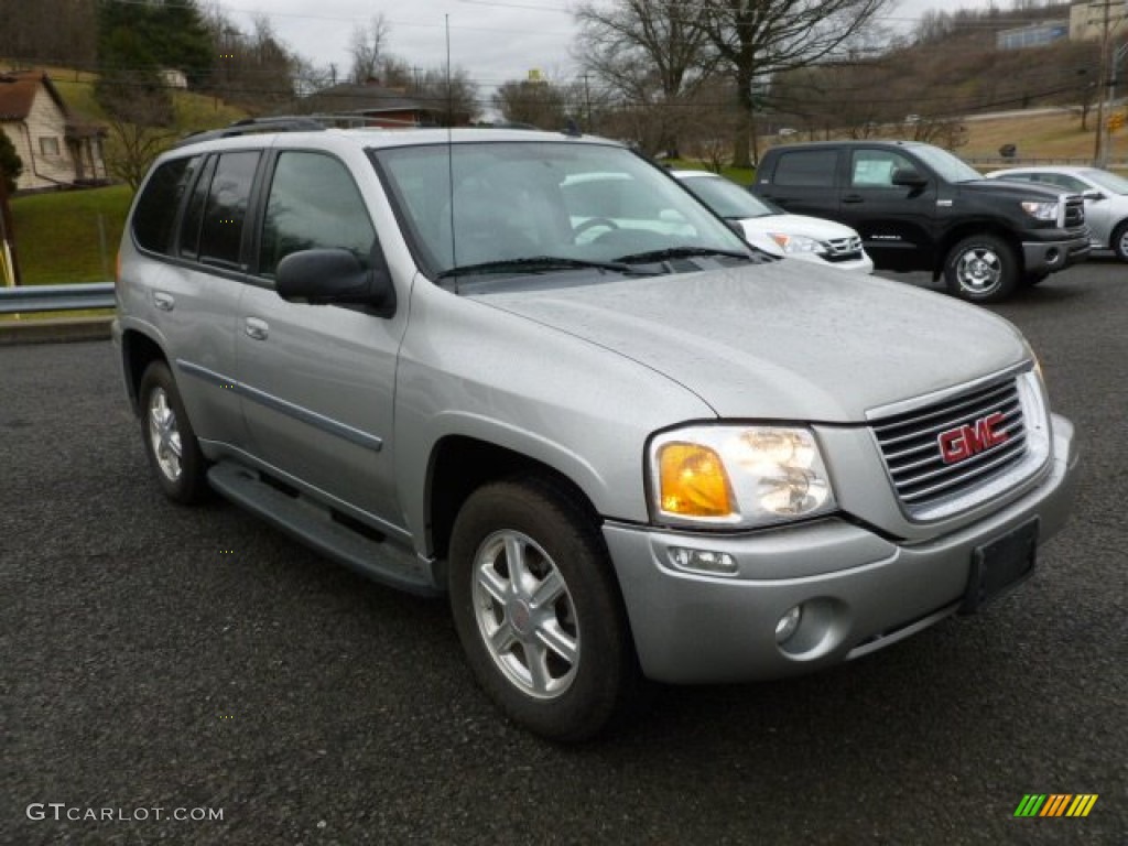 2007 Envoy SLT 4x4 - Liquid Silver Metallic / Ebony photo #1