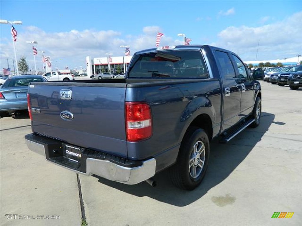 2006 F150 XLT SuperCrew - Medium Wedgewood Blue Metallic / Medium/Dark Flint photo #5