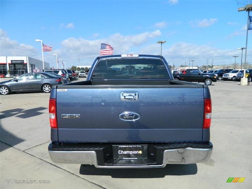 2006 F150 XLT SuperCrew - Medium Wedgewood Blue Metallic / Medium/Dark Flint photo #6