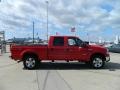 2006 Red Clearcoat Ford F250 Super Duty Lariat Crew Cab 4x4  photo #4