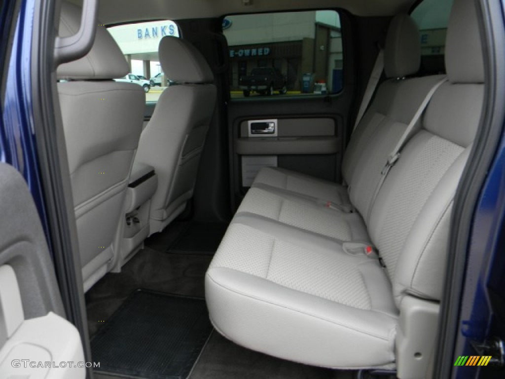 2010 F150 XLT SuperCrew - Dark Blue Pearl Metallic / Medium Stone photo #8