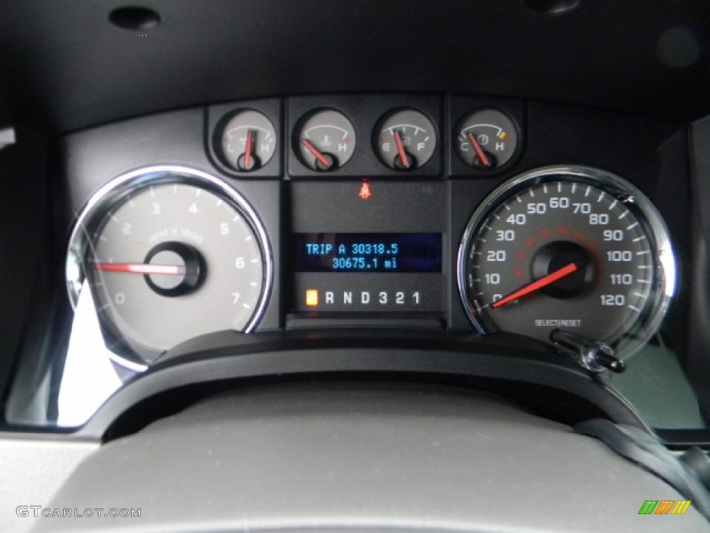 2010 F150 XLT SuperCrew - Dark Blue Pearl Metallic / Medium Stone photo #10