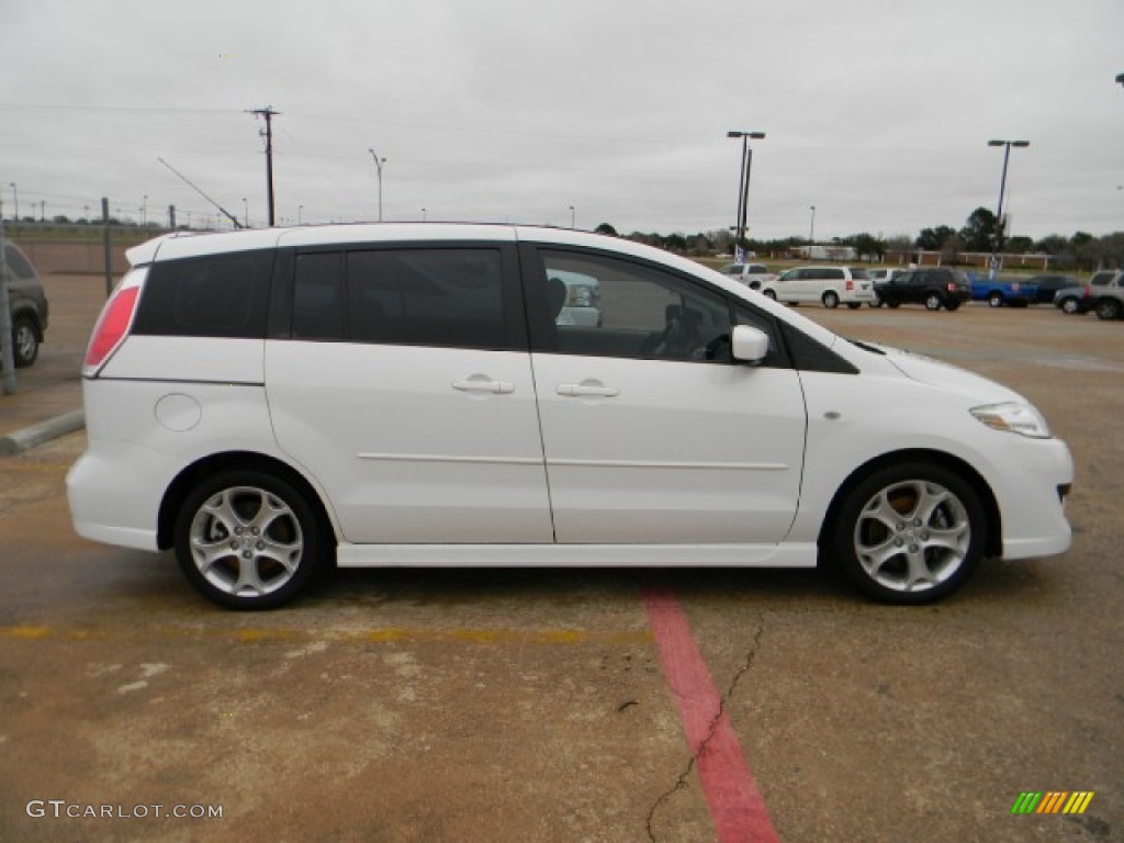 2008 MAZDA5 Sport - Crystal White / Sand photo #3