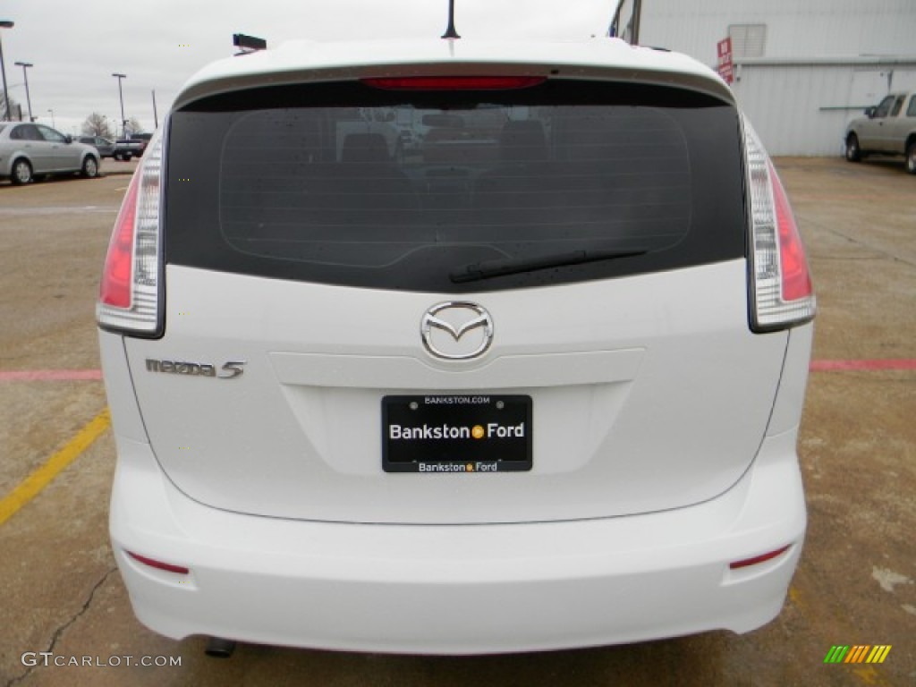 2008 MAZDA5 Sport - Crystal White / Sand photo #4