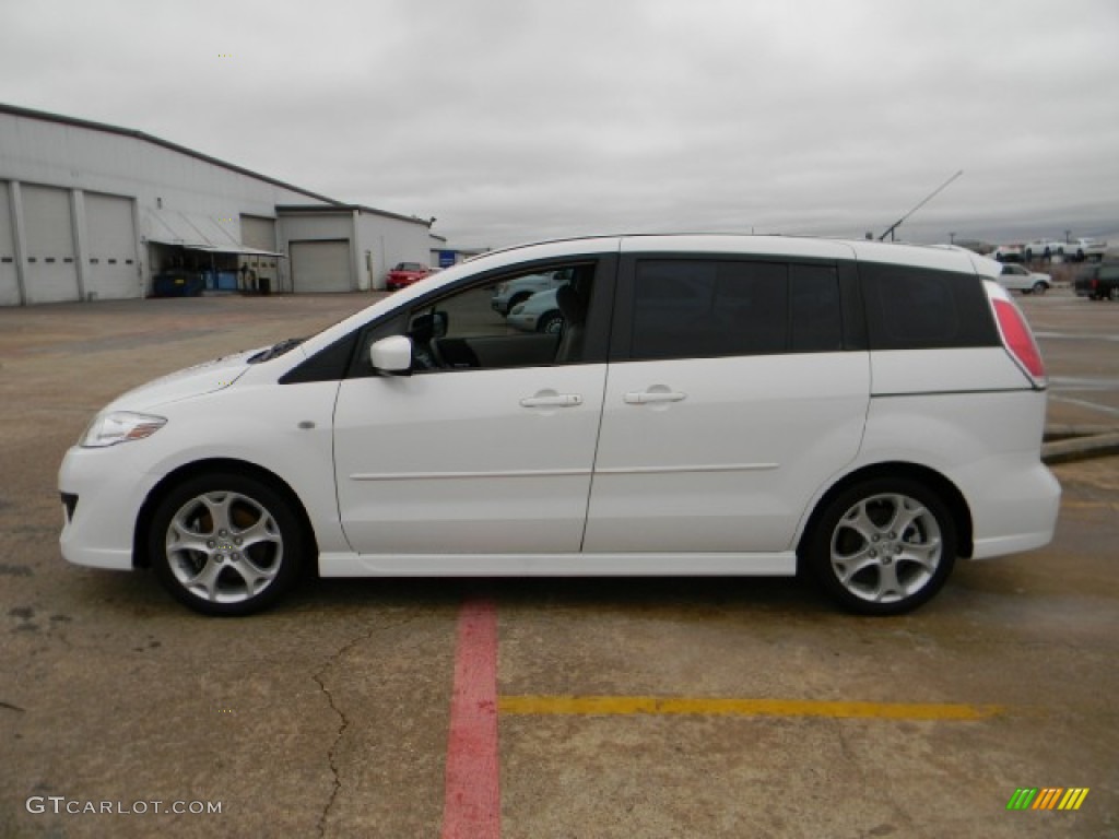 2008 MAZDA5 Sport - Crystal White / Sand photo #5