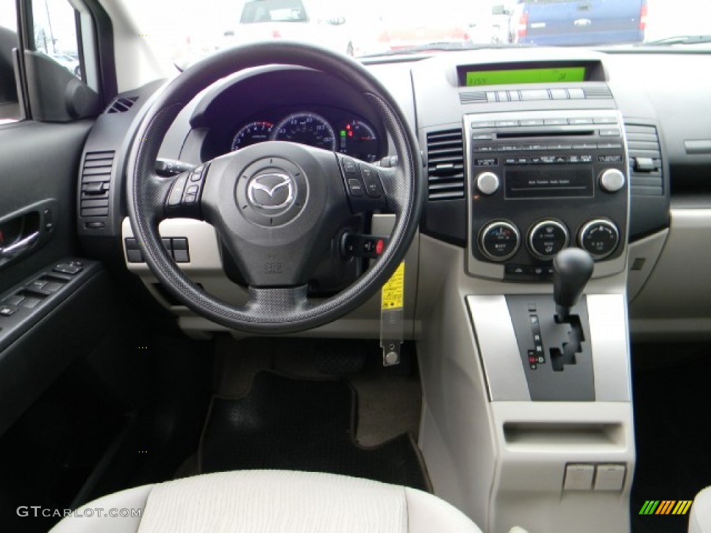 2008 MAZDA5 Sport - Crystal White / Sand photo #9