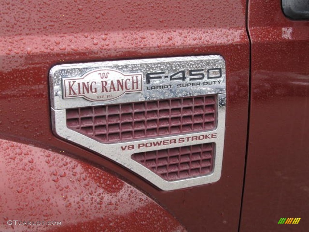 2008 Ford F450 Super Duty King Ranch Crew Cab 4x4 Dually Marks and Logos Photo #60280855