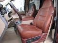 Chaparral Leather 2008 Ford F450 Super Duty King Ranch Crew Cab 4x4 Dually Interior Color