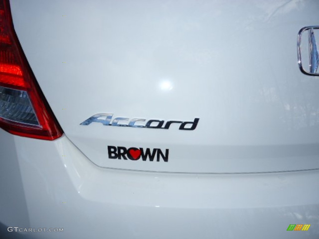 2012 Accord EX-L Coupe - Taffeta White / Ivory photo #12