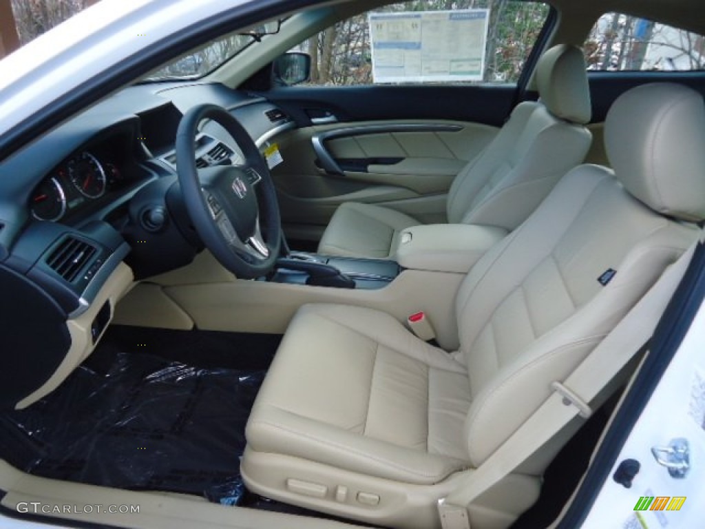 Ivory Interior 2012 Honda Accord EX-L Coupe Photo #60281873