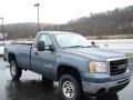 2008 Stealth Gray Metallic GMC Sierra 3500HD Regular Cab 4x4  photo #4