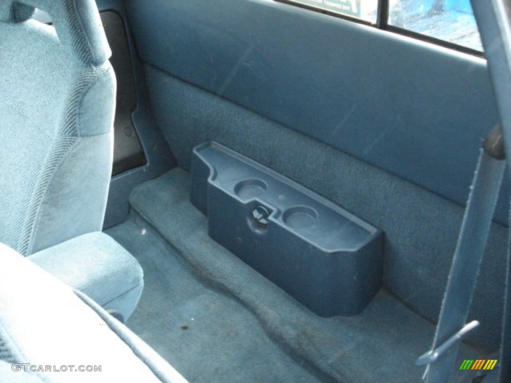 1995 S10 LS Extended Cab 4x4 - Bahama Blue Metallic / Gray photo #11