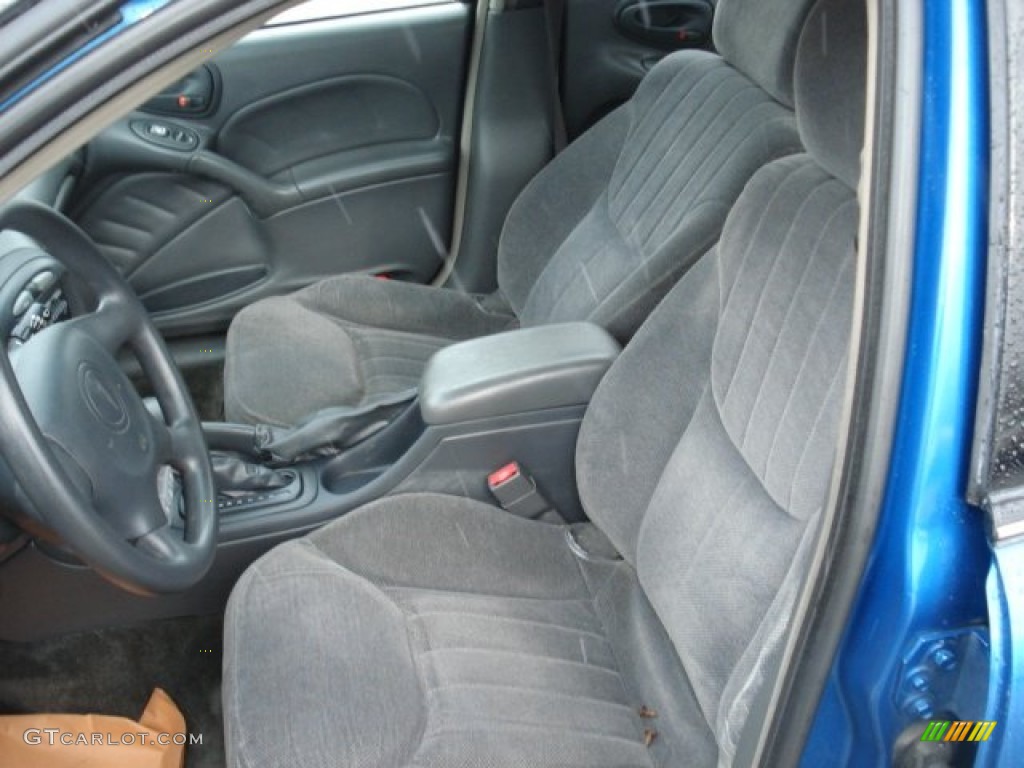 2000 Grand Am SE Sedan - Medium Gulf Blue Metallic / Dark Pewter photo #9